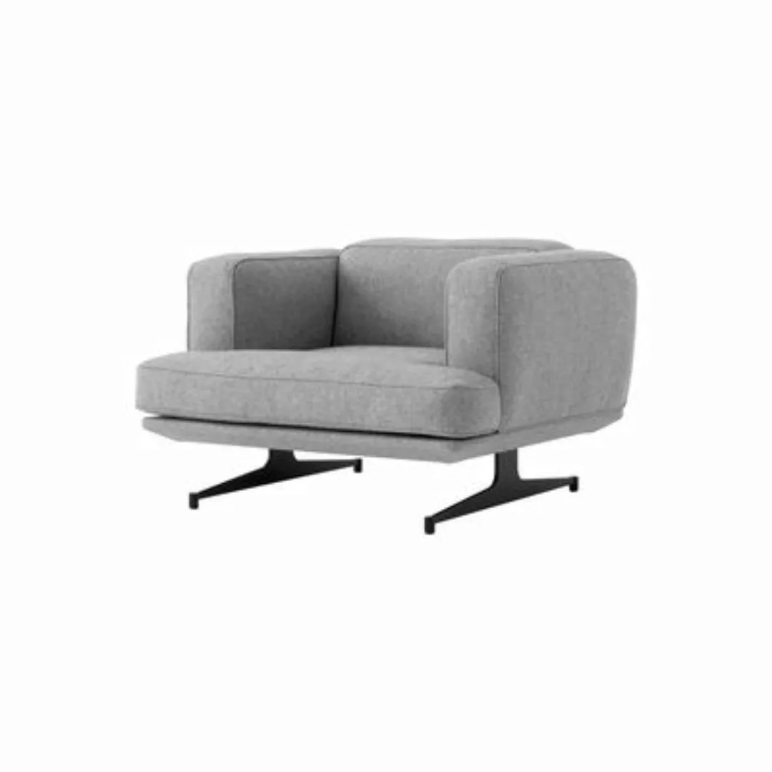 Gepolsterter Sessel Inland AV21 textil grau - &tradition - Grau günstig online kaufen