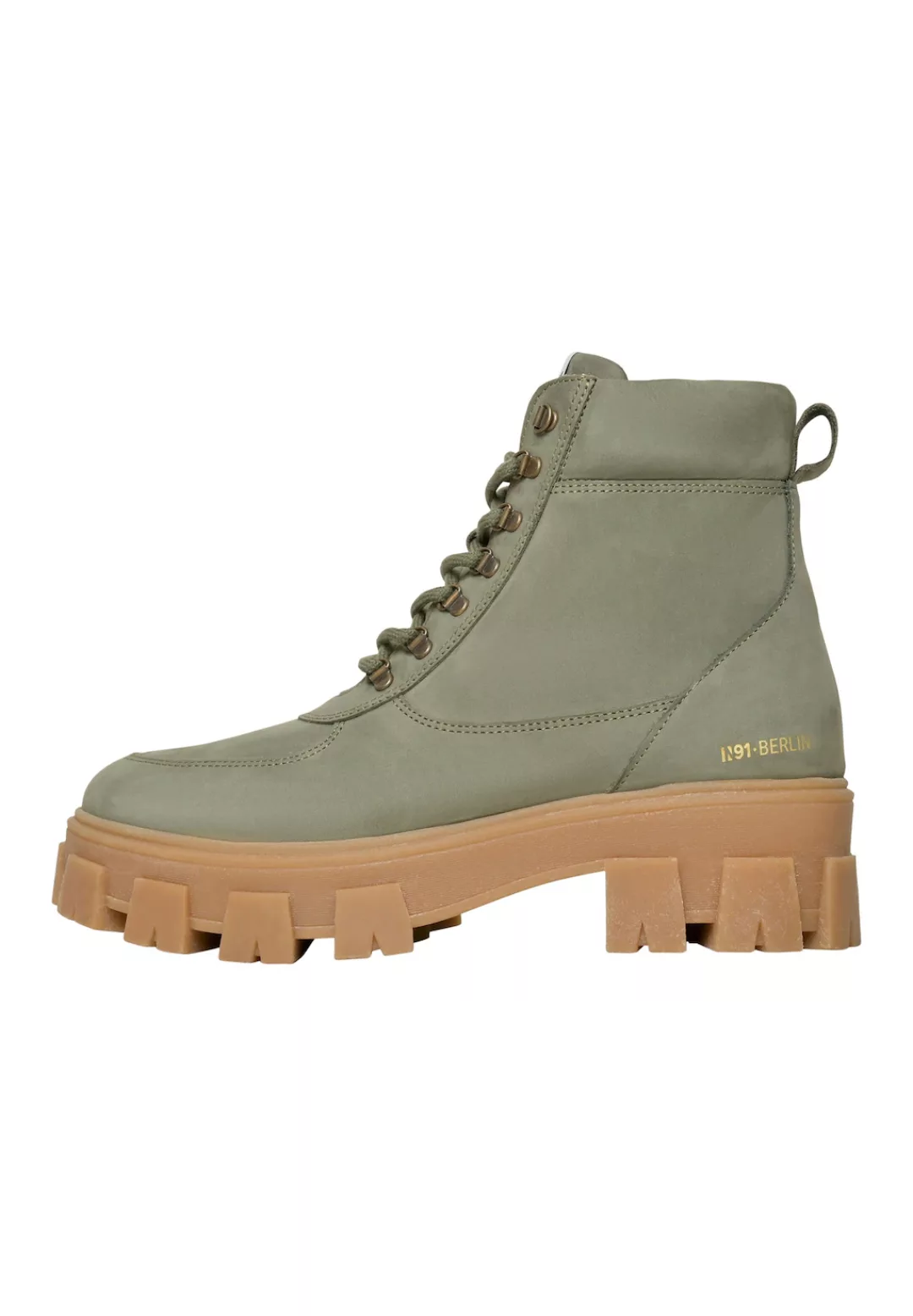 N91 Schnürboots "Style Choice HI Businessschuh", Damen Schnürboots Leder ha günstig online kaufen