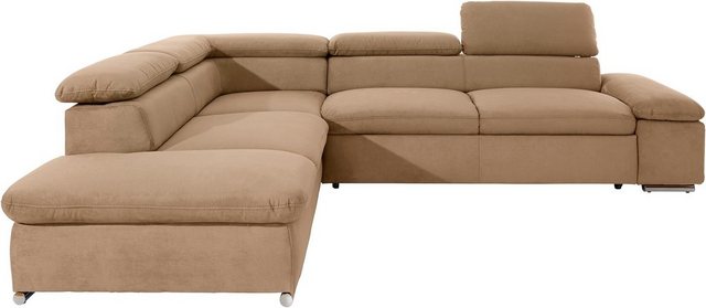 sit&more Ecksofa "Alcatraz L-Form", wahlweise mit Bettfunktion günstig online kaufen