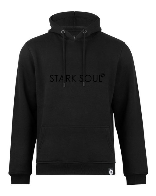 Stark Soul® Hoodie Hoodie mit Ton-in-Ton-Print - Kapuzenpullover - innen an günstig online kaufen