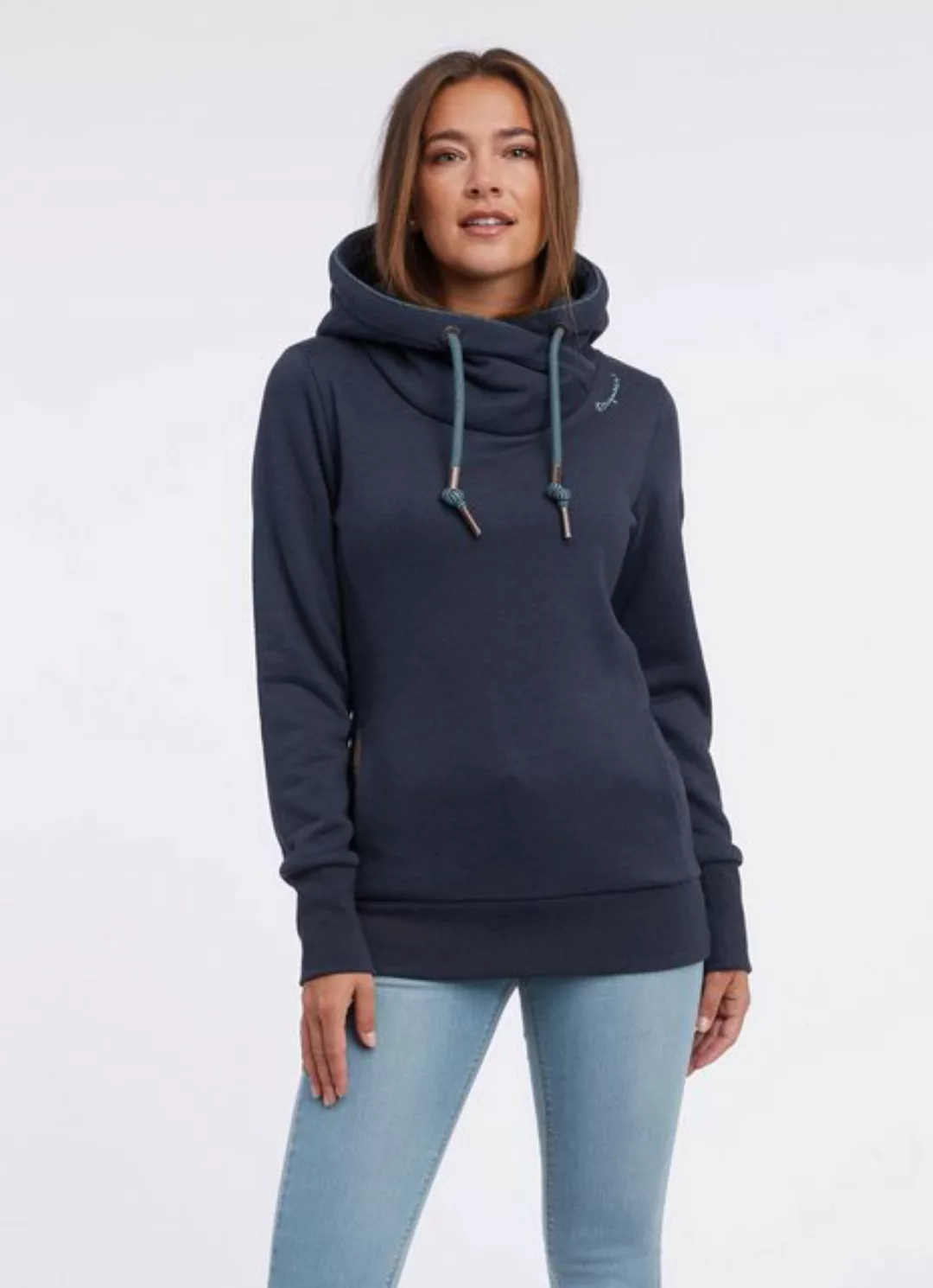 Ragwear Sweatshirt GRIPY CORE Schalkragen mit Kordelzug günstig online kaufen