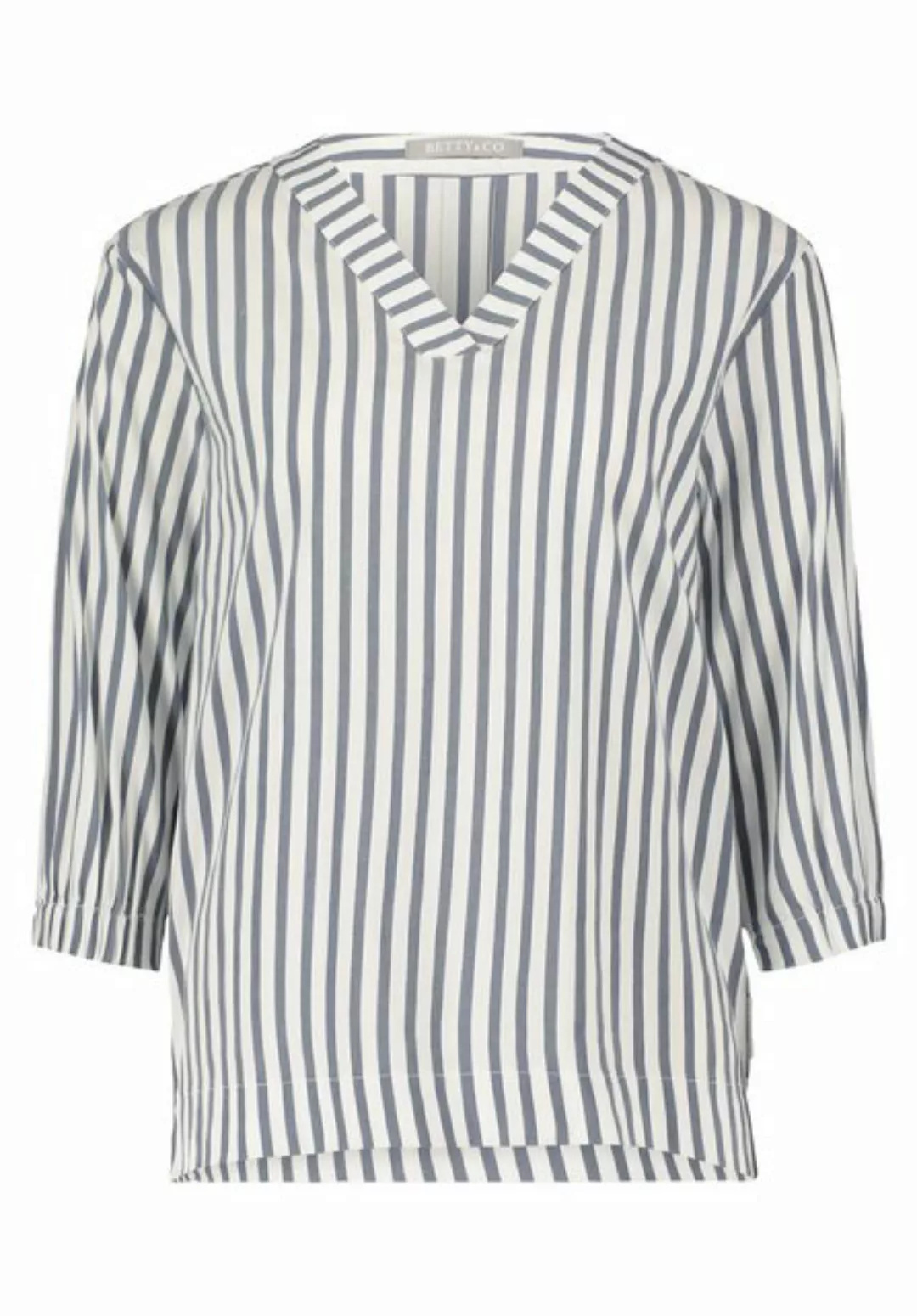 Betty&Co Klassische Bluse "Betty & Co Streifenbluse mit 3/4 Arm" günstig online kaufen