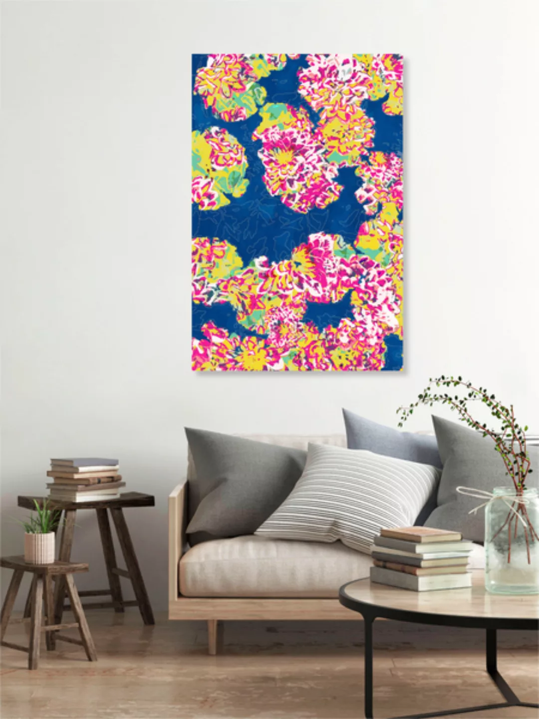 Poster / Leinwandbild - The Soul Becomes The Color Of Its Thoughts günstig online kaufen