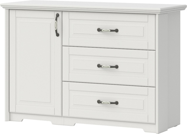 Home affaire Kombikommode "Evergreen, Maße: B/T/H 131/48/88cm, Soft-Close-F günstig online kaufen