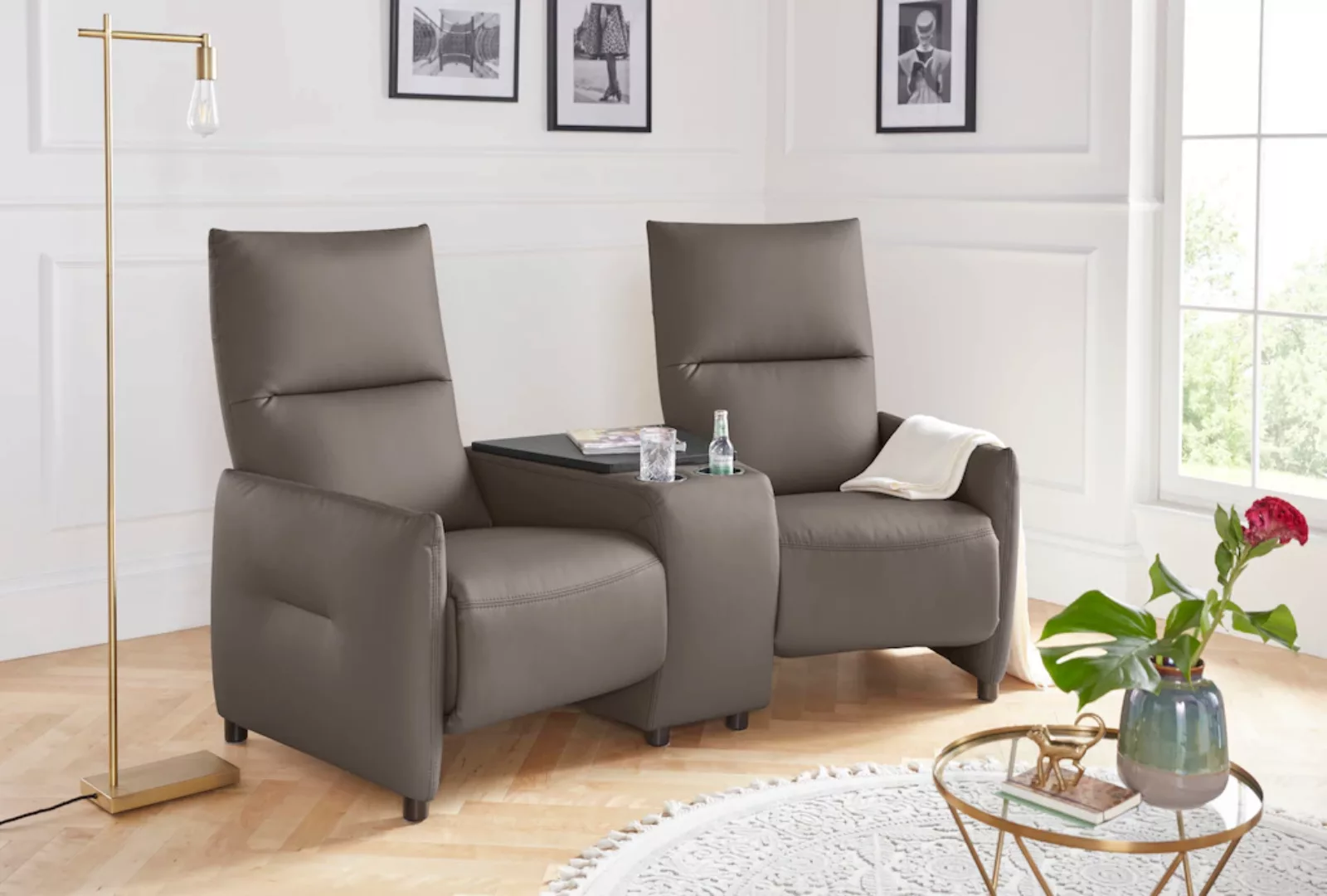 exxpo - sofa fashion 2-Sitzer "Exxpo Fado", Inklusive Relaxfunktion und wah günstig online kaufen
