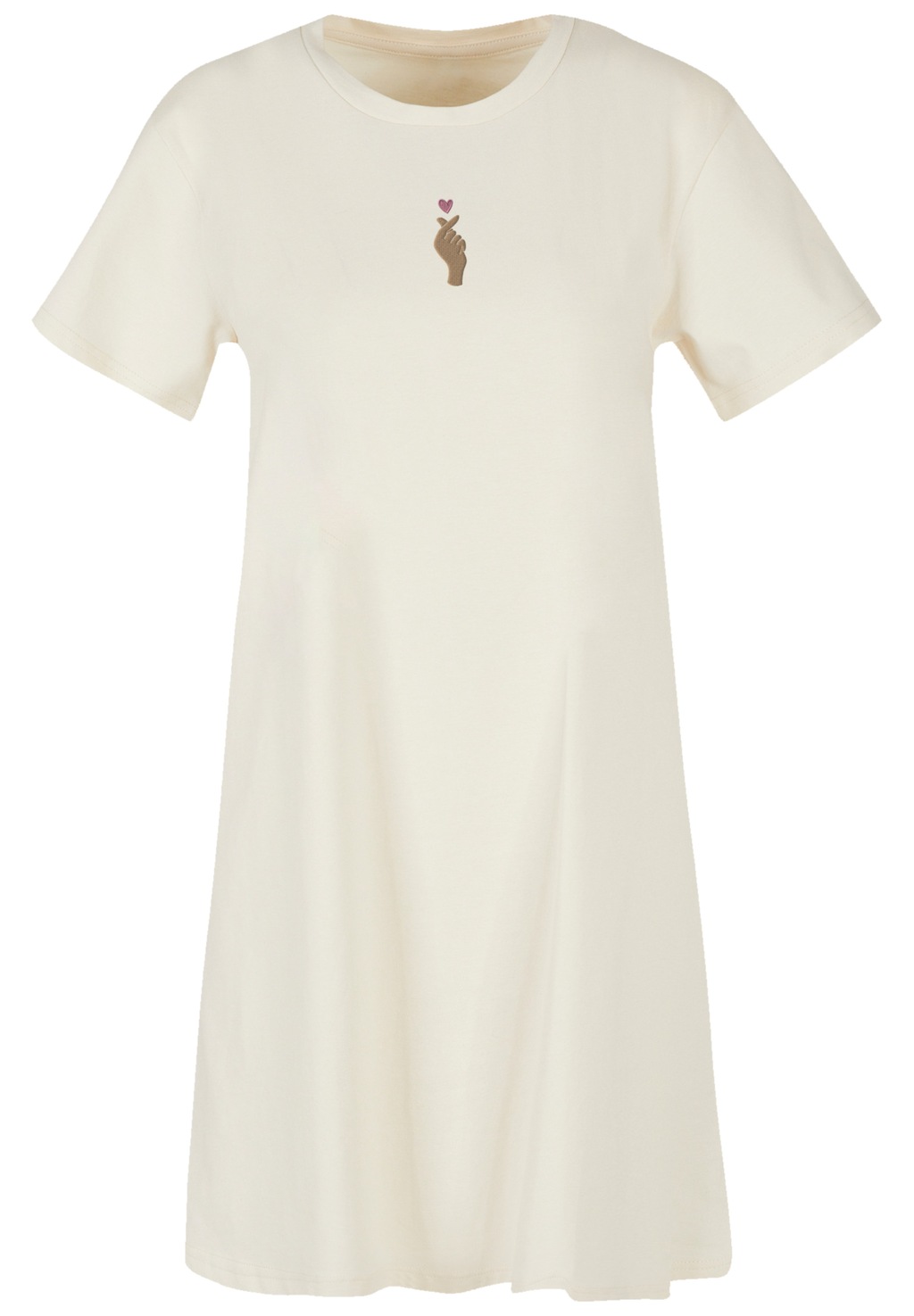 F4NT4STIC Shirtkleid "Finger Heart Bestickt", Premium Qualität günstig online kaufen