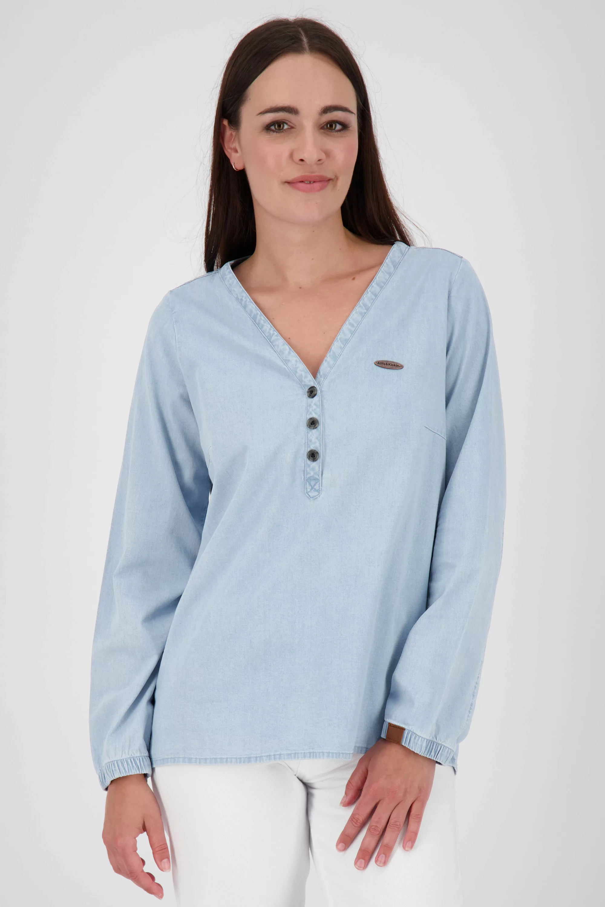 Alife & Kickin Blusentop "DaisyAK DNM Blouse Damen Blusentop, Blusenshirt, günstig online kaufen