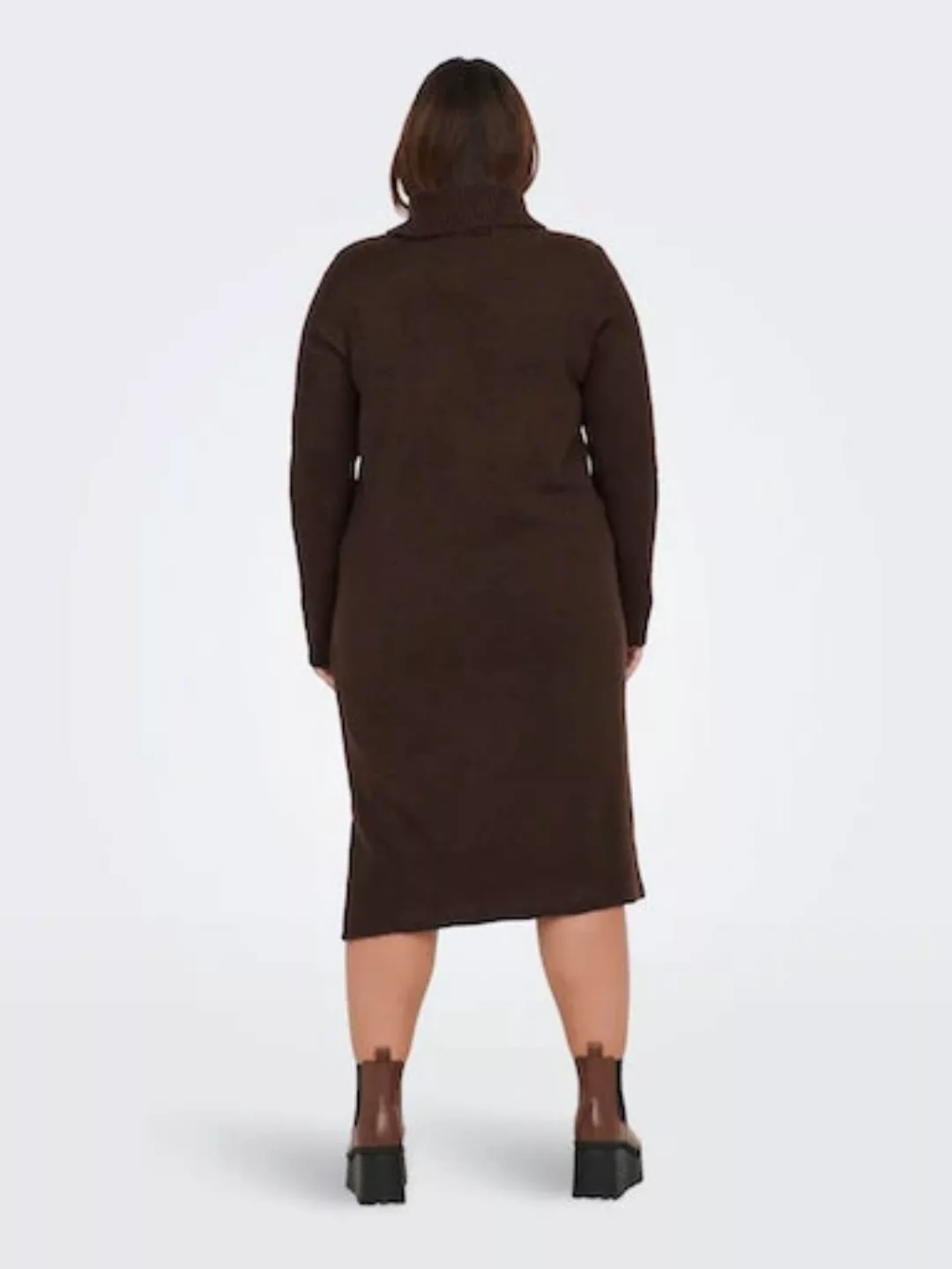 ONLY CARMAKOMA Strickkleid "CARBRANDIE L/S ROLL NECK DRESS KNT NOOS" günstig online kaufen