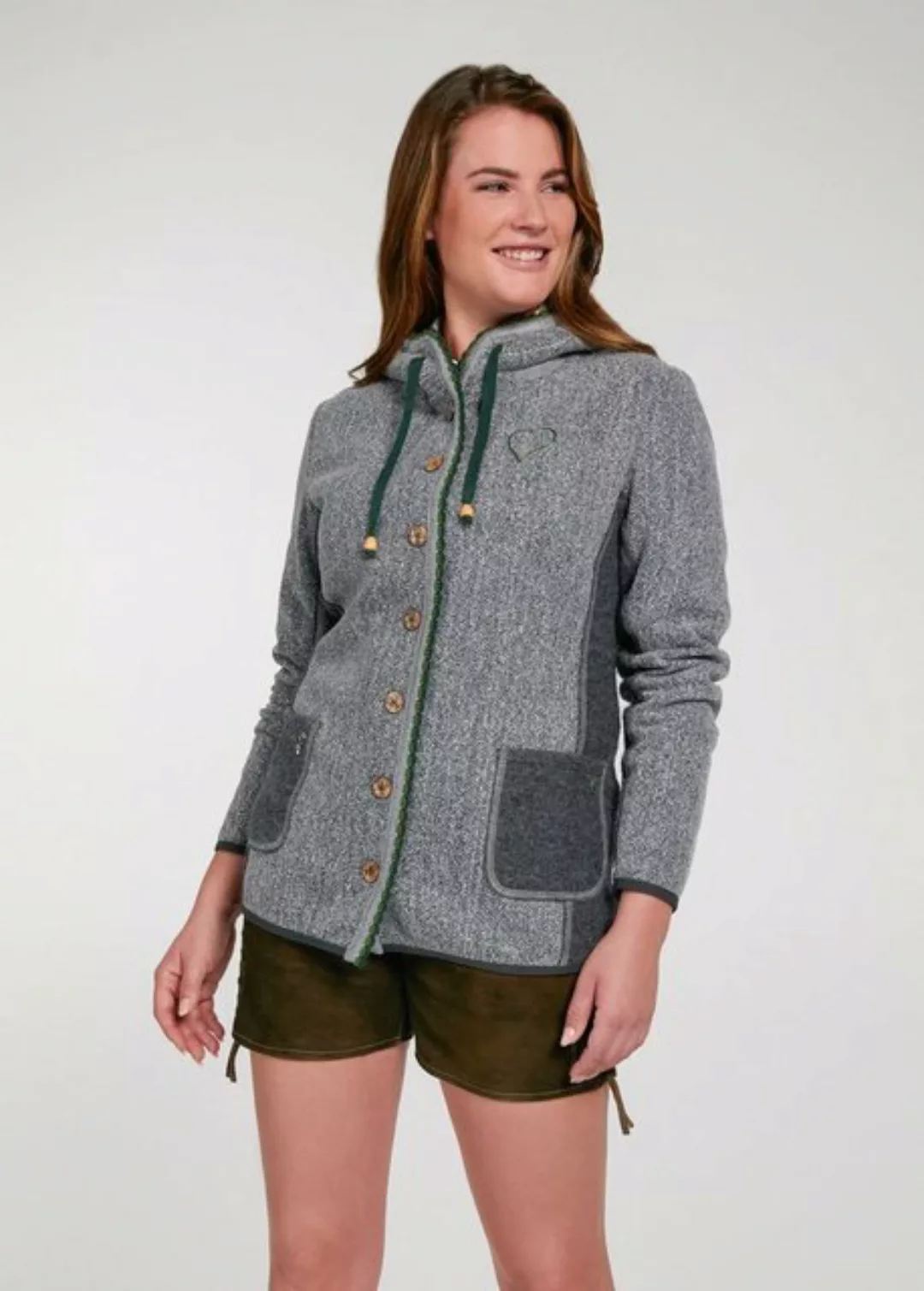 Spieth & Wensky Trachtenjacke WILHELMINA Damen Strickjacke Wolljanker Janke günstig online kaufen