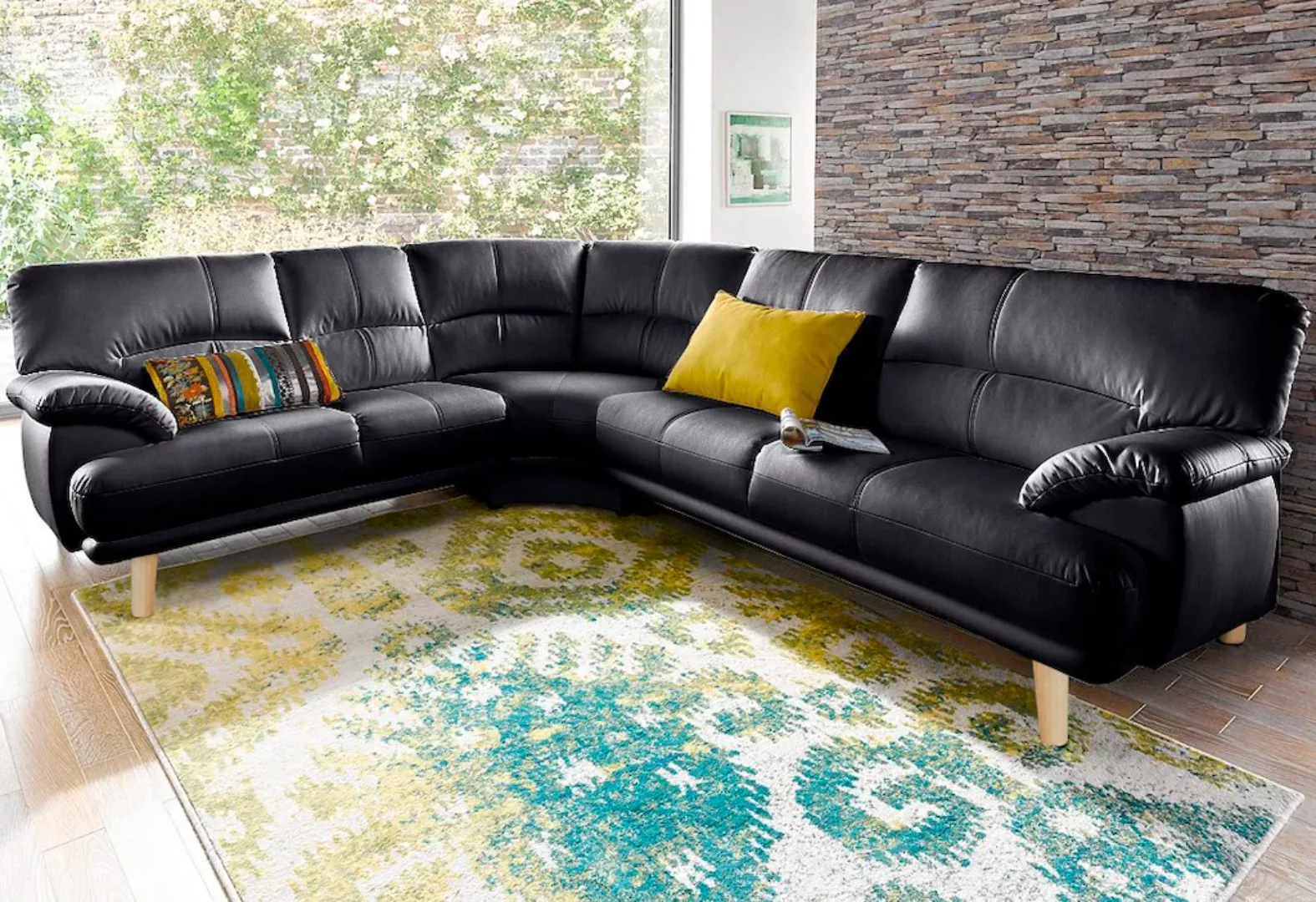 TRENDMANUFAKTUR Polsterecke »Cecilia, italienisches Designsprache, modern u günstig online kaufen