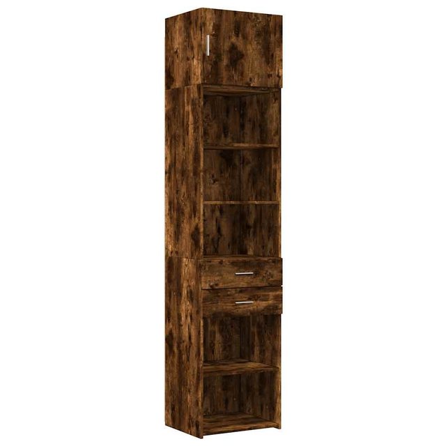 vidaXL Schrankmodule Hochschrank Schmal Räuchereiche 50x42,5x225 cm Holzwer günstig online kaufen