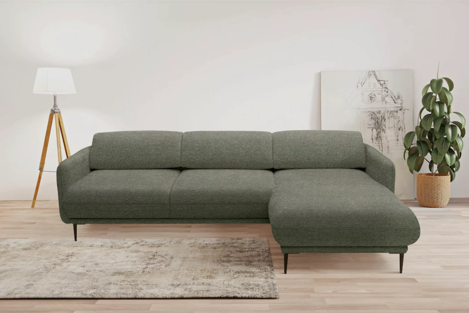 andas Ecksofa "Skovsende Sitzbreite 245 cm, Rückenlehne stufenlos hochklapp günstig online kaufen