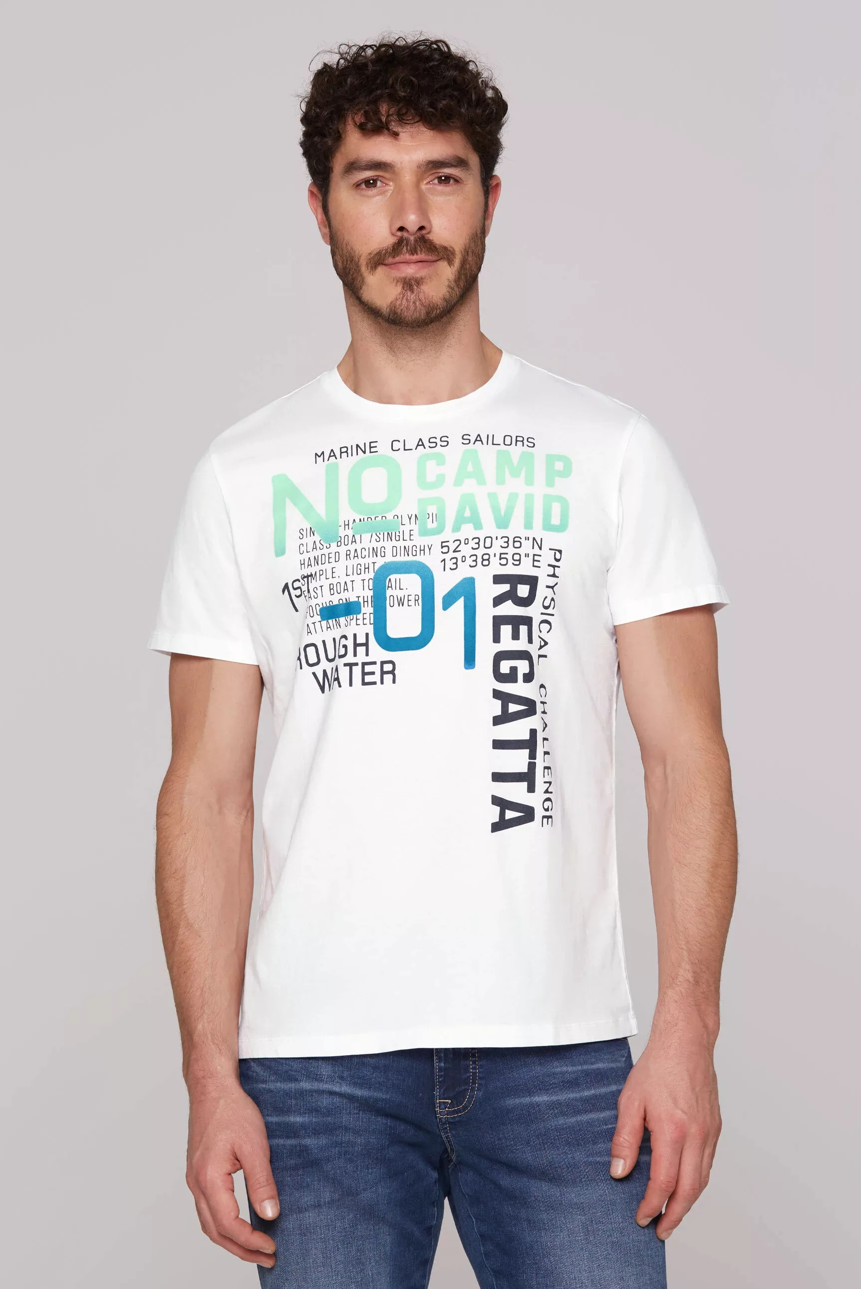 CAMP DAVID Rundhalsshirt, aus Baumwolle günstig online kaufen