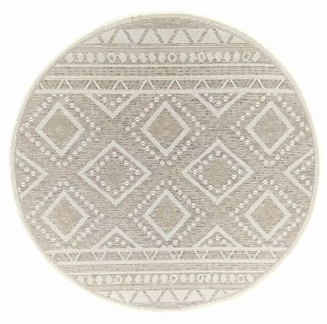 the carpet Teppich »Calgary«, rund, 1 mm Höhe, moderner robuster In und Out günstig online kaufen