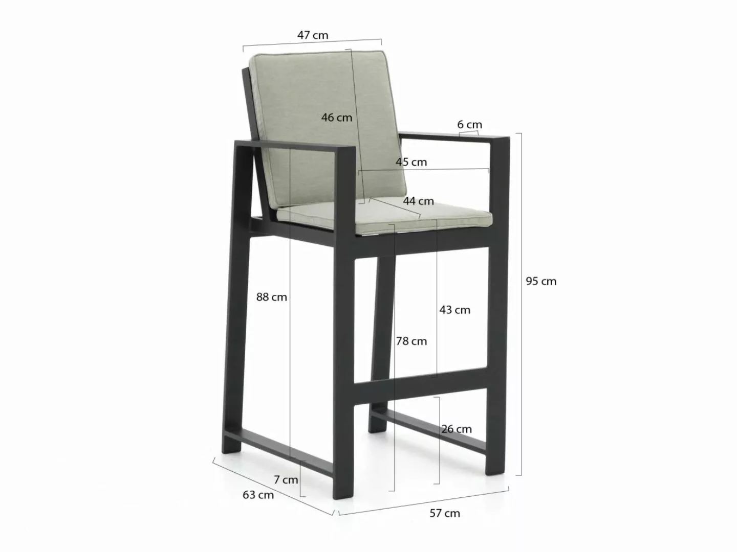 Bellagio Vezzano/Trecenta 150 cm Gartenbar-Set 5-Teilig günstig online kaufen