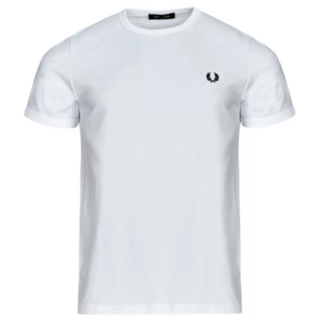 Fred Perry Ringer T-Shirt Weiß - Größe XXL günstig online kaufen