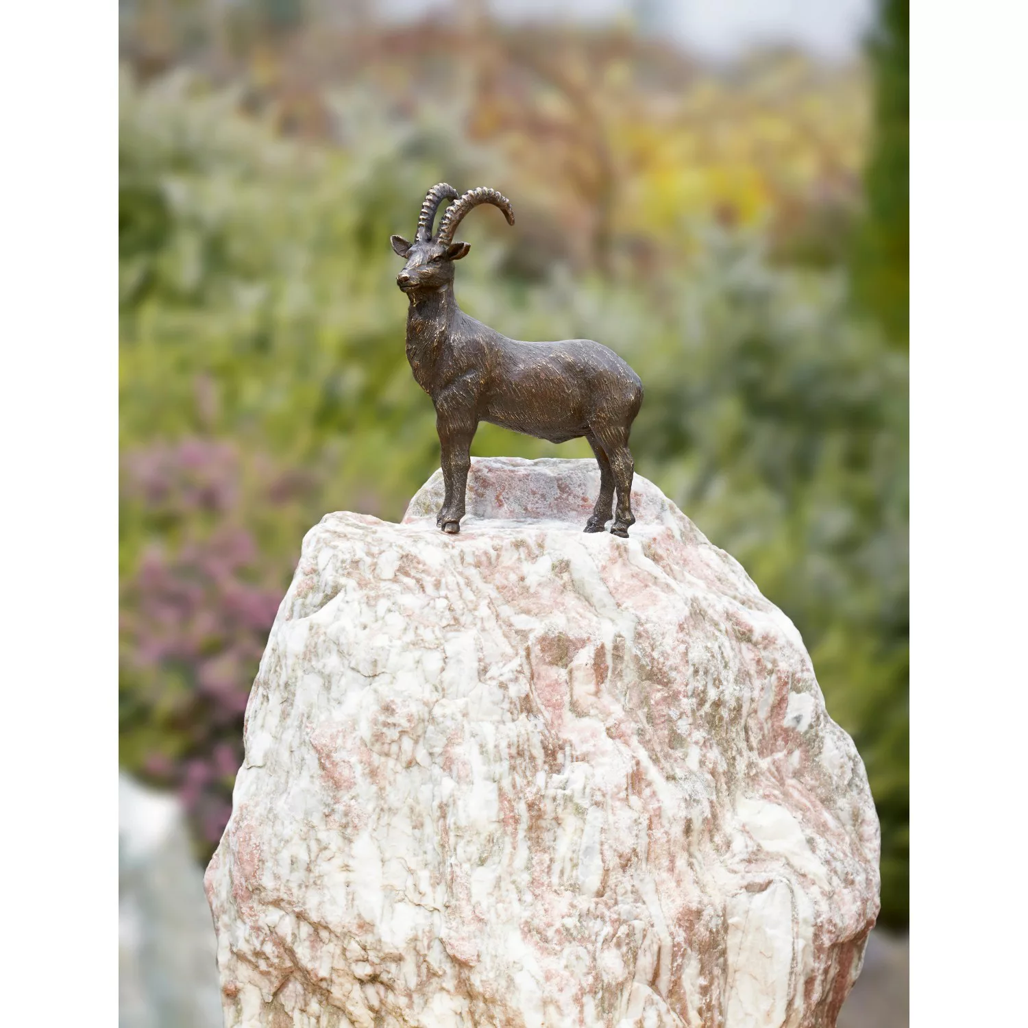 Rottenecker Bronze-Skulptur Steinbock günstig online kaufen