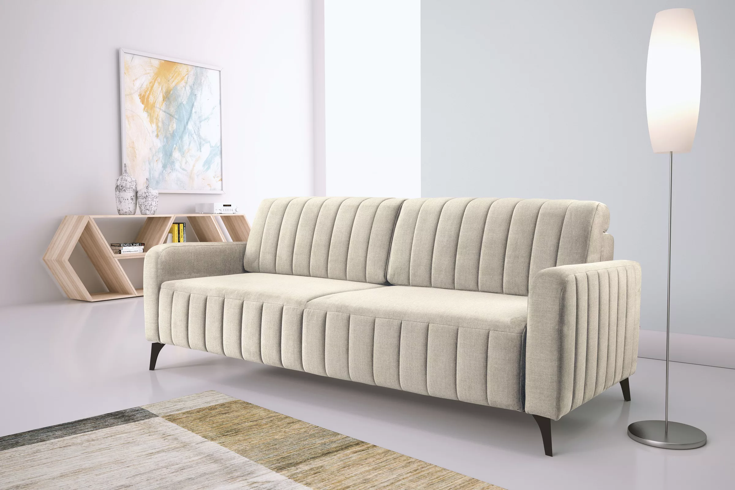 exxpo - sofa fashion 3-Sitzer »Grande, hochwertiges Schlafsofa aus Microvel günstig online kaufen