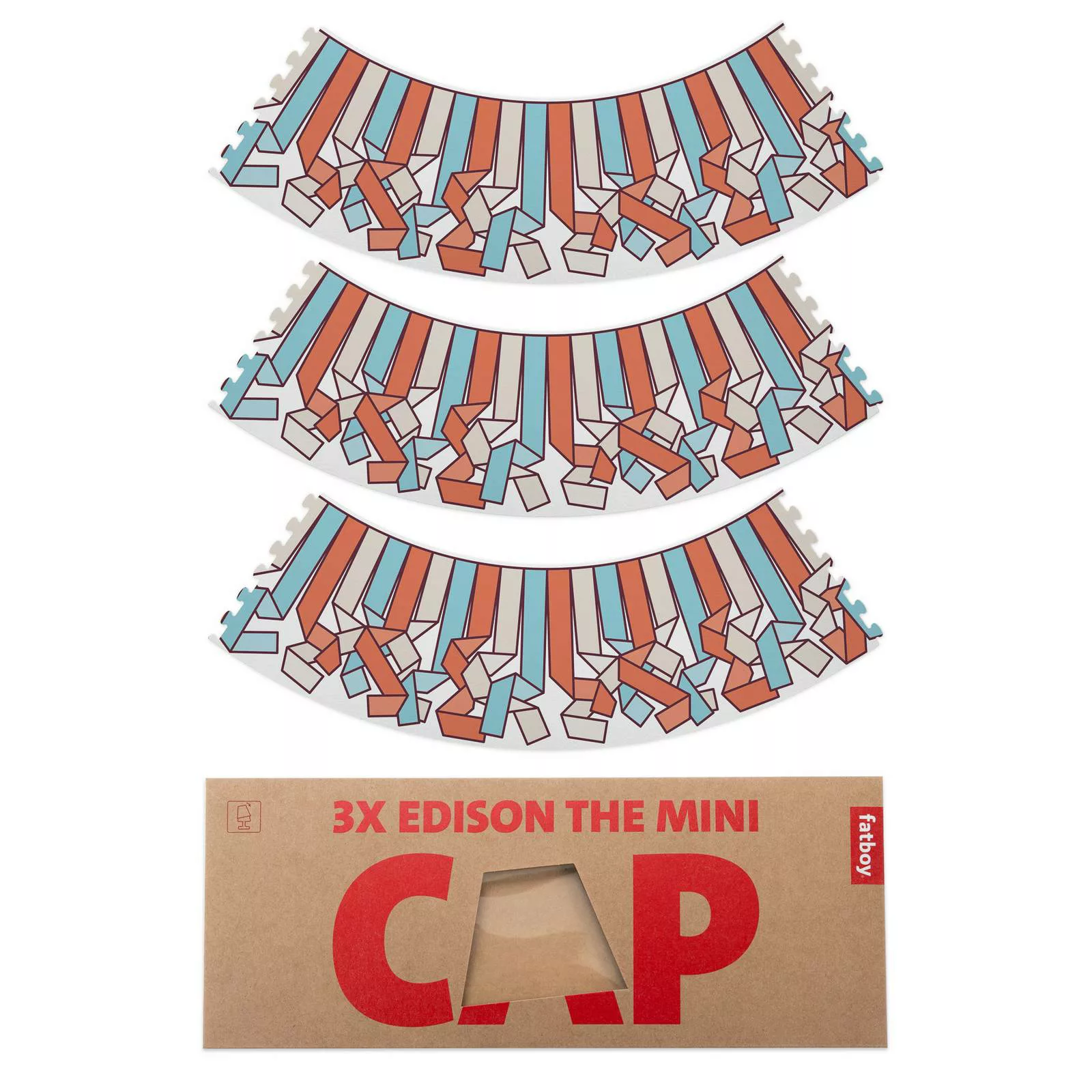 Fatboy Mini Cappie Schirm, 3er Set, serpentine sky günstig online kaufen