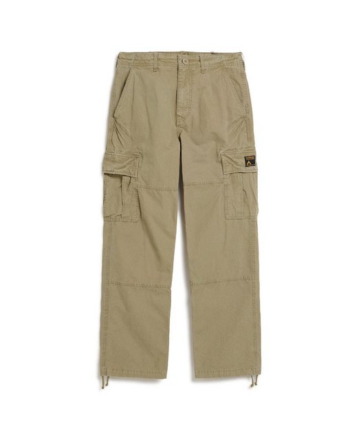 Superdry Cargohose BAGGY CARGO PANTS Olive Khaki günstig online kaufen