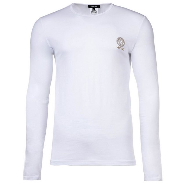 Versace T-Shirt Herren Shirt langarm - TOPEKA, Longsleeve, (Packung, 1er Pa günstig online kaufen