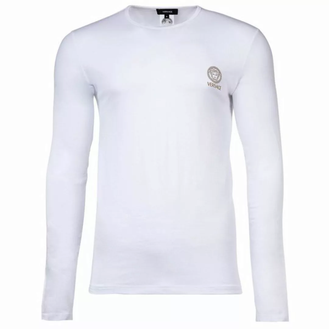 Versace T-Shirt Herren Shirt langarm - TOPEKA, Longsleeve, (Packung, 1er Pa günstig online kaufen