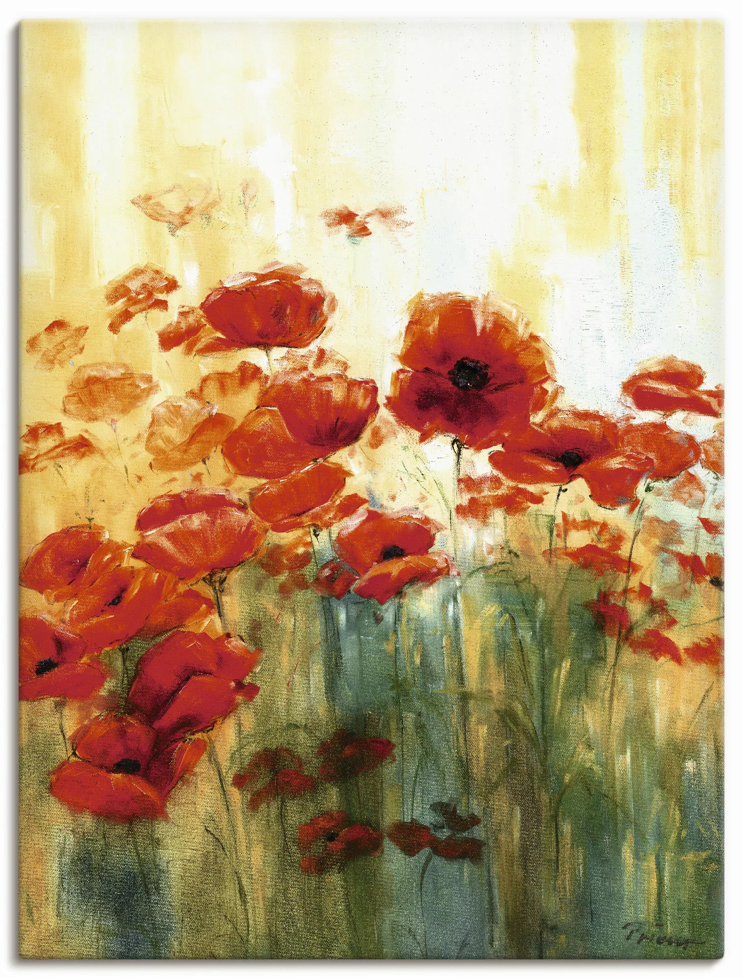 Artland Wandbild "Mohnwiese", Blumen, (1 St.) günstig online kaufen