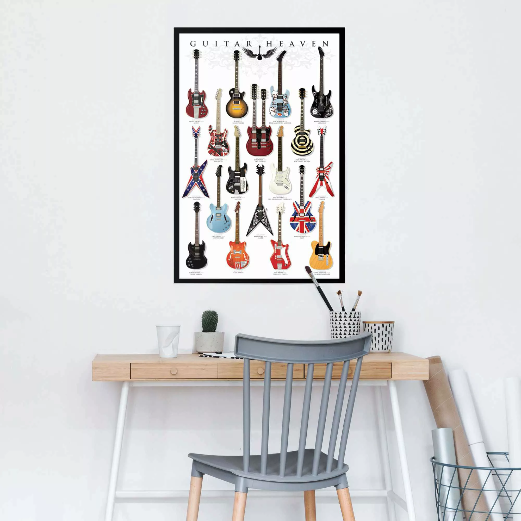 Reinders Poster "Gitarren Sammlung", (1 St.) günstig online kaufen