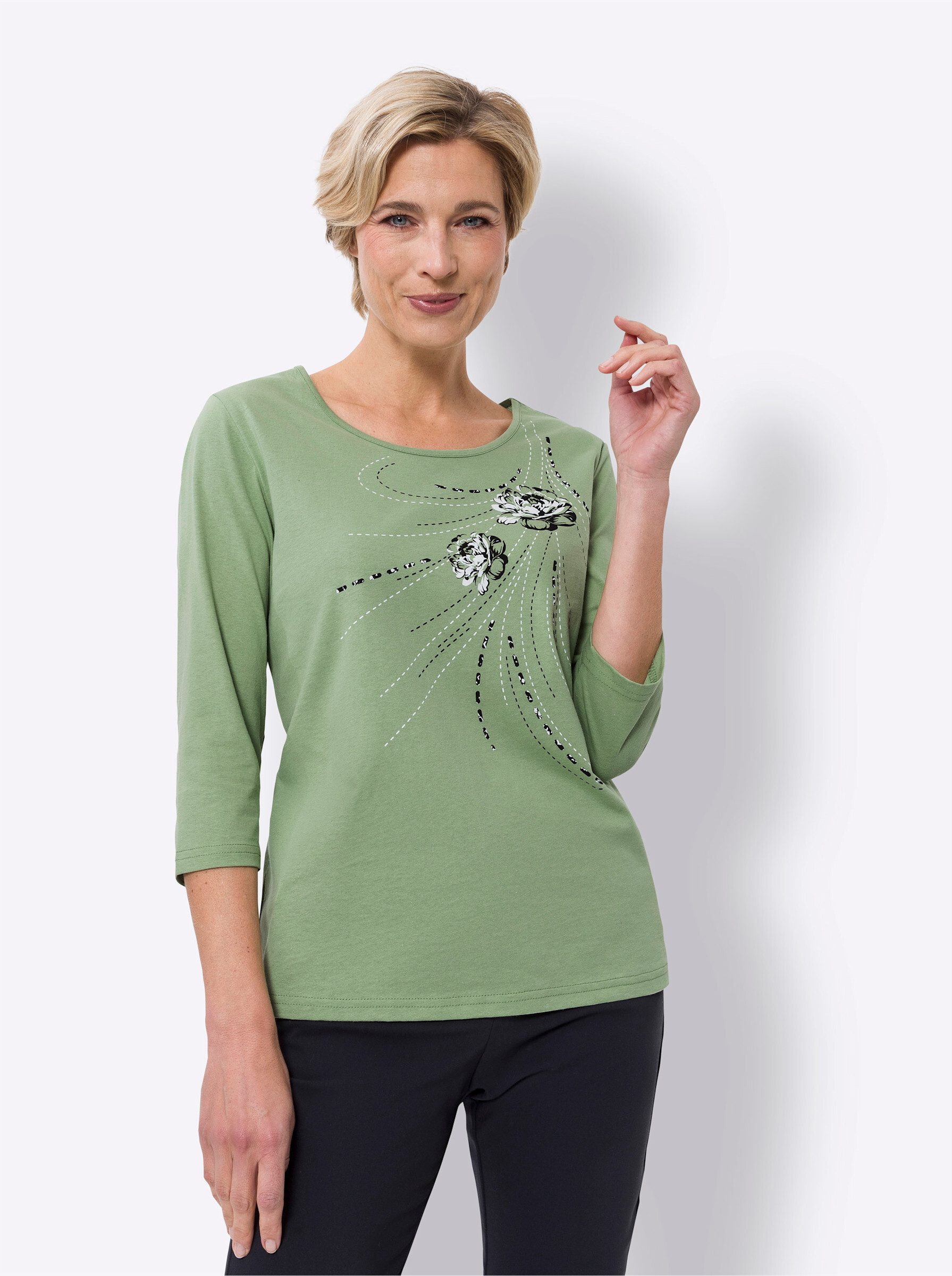 Classic Basics T-Shirt "3/4-Arm-Shirt", (1 tlg.) günstig online kaufen