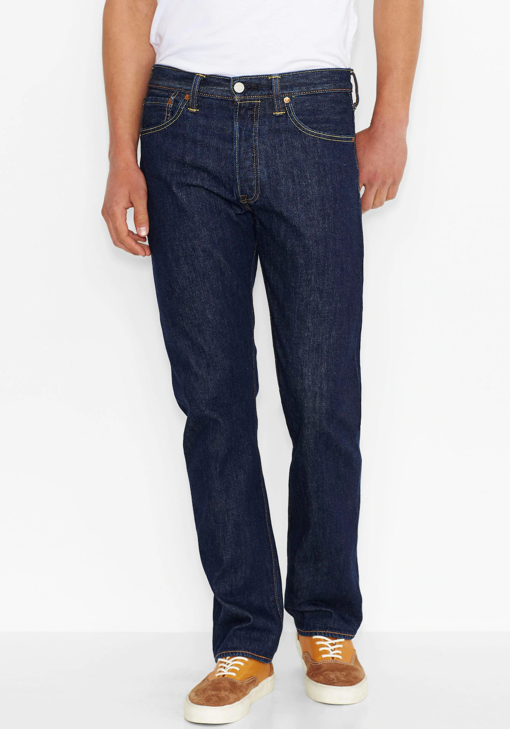 Levi's® Straight-Jeans 501 LEVI'S ORIGINAL mit Markenlabel günstig online kaufen