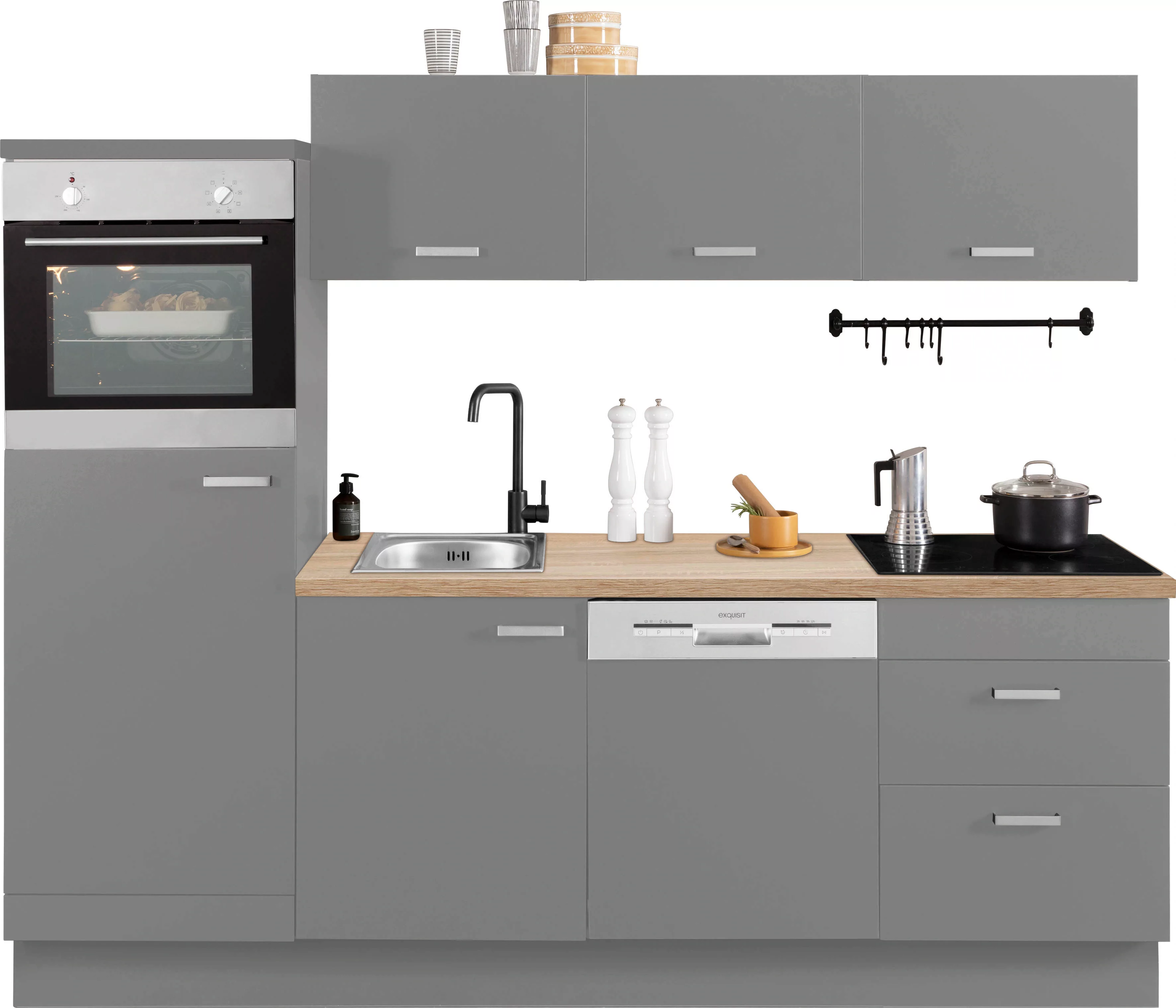 OPTIFIT Küchenzeile "Parma", mit E-Geräten, Breite 240 cm günstig online kaufen