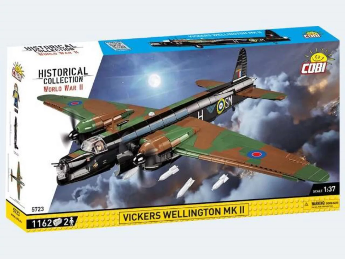 Cobi 5723 - Konstruktionsspielzeug - 1162 Pcs Hc Wwii Vickers Wellington Mk günstig online kaufen