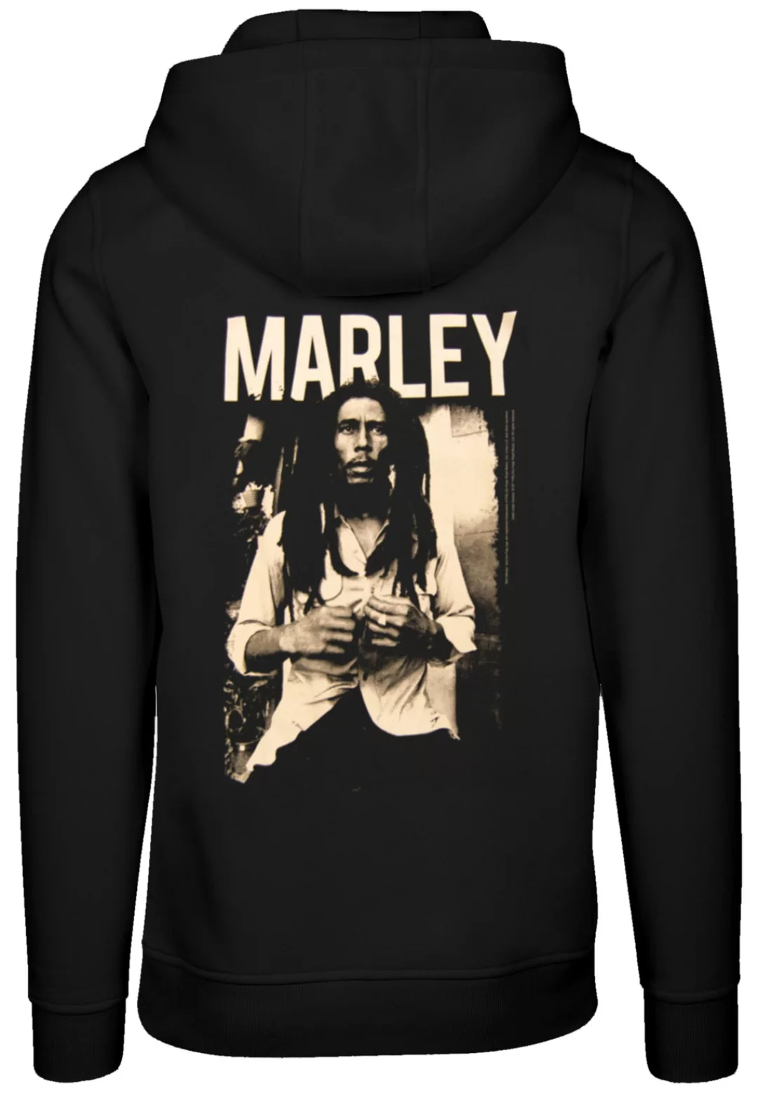 F4NT4STIC Kapuzenpullover "Bob Marley Reggae Music Black And White Photogra günstig online kaufen