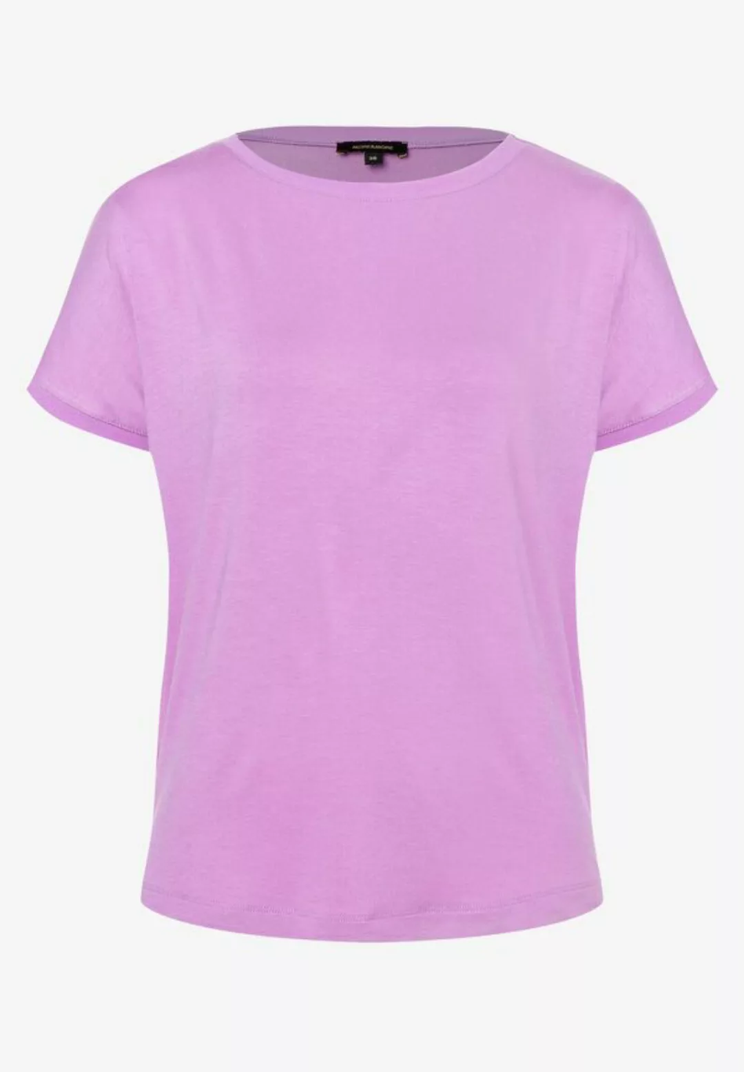 T-Shirt mit Chiffonkante, summer lavender, Sommer-Kollektion günstig online kaufen