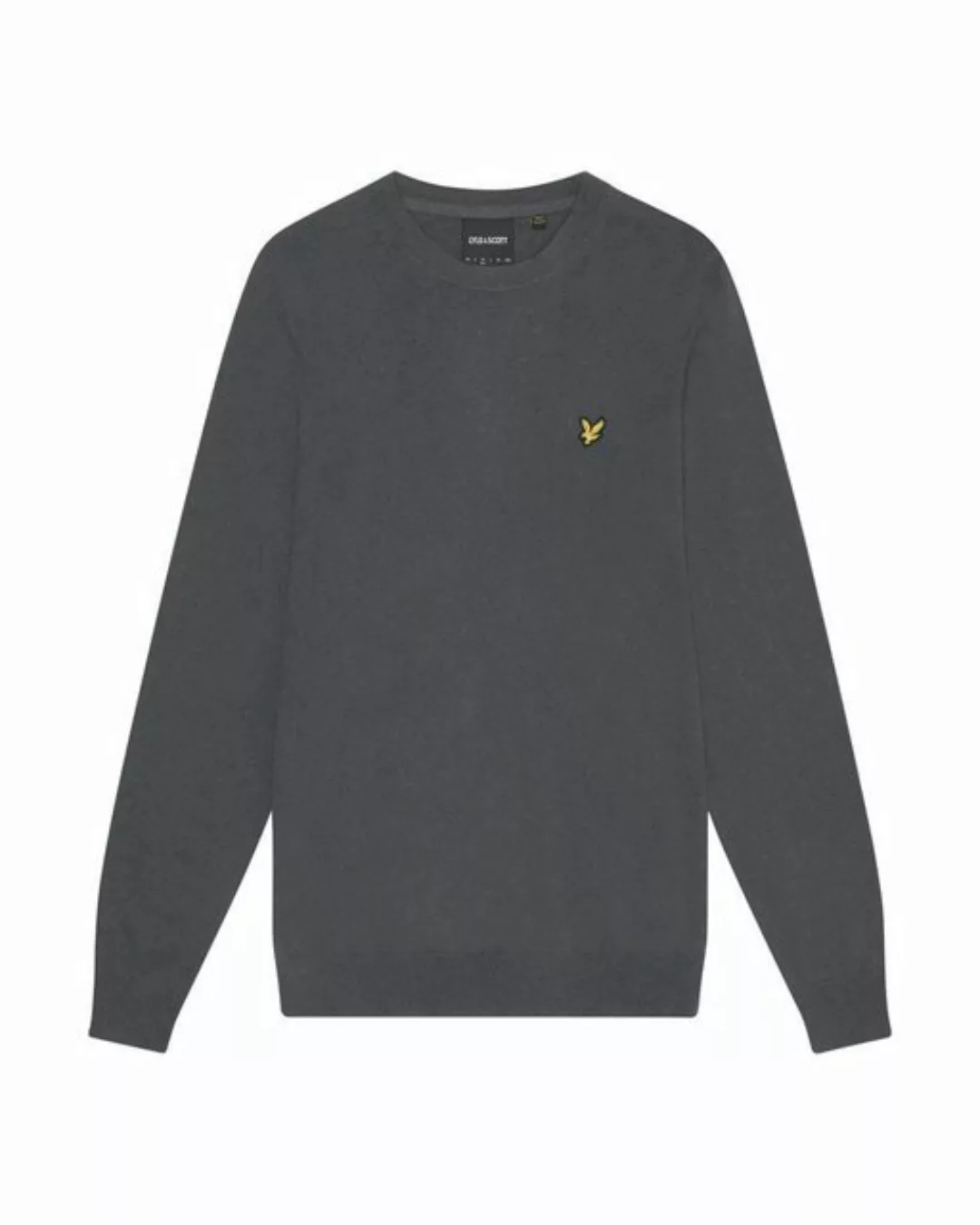 Lyle & Scott Strickpullover Rundhalsausschnitt Aus Wolle Und Baumwolle günstig online kaufen