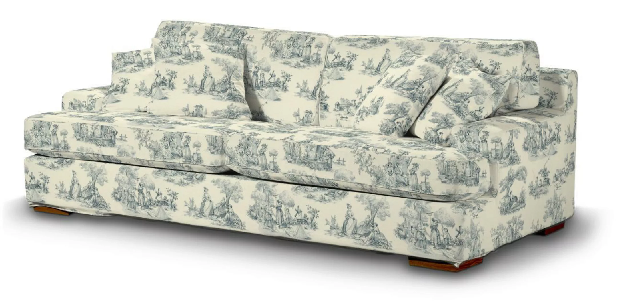 Bezug für Göteborg Sofa, creme- blau, Bezug für Göteborg, Avinon (132-66) günstig online kaufen