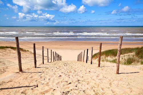 Papermoon Fototapete »Weg zum Sandstrand« günstig online kaufen