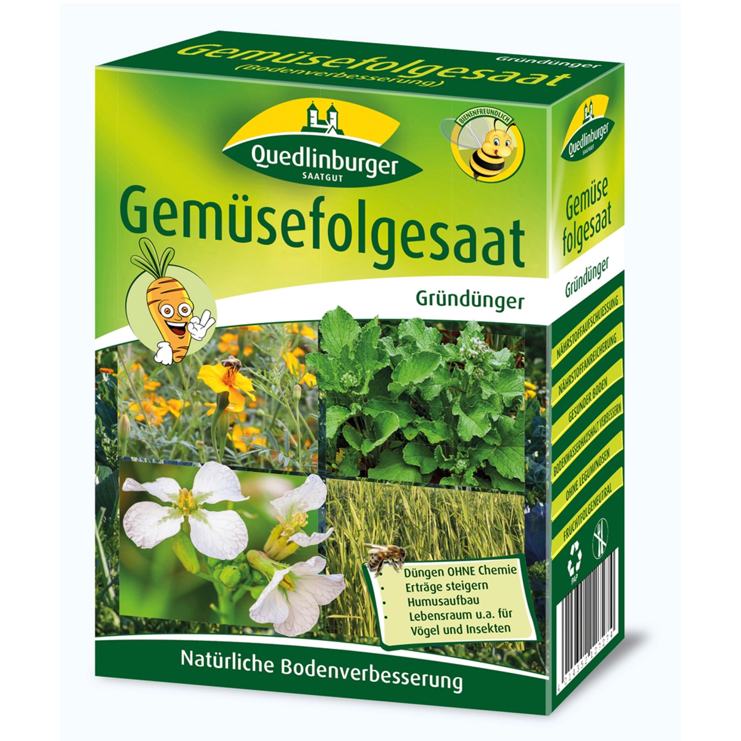 Quedlinburger Gemüsefolgesaat Faltschachtel günstig online kaufen