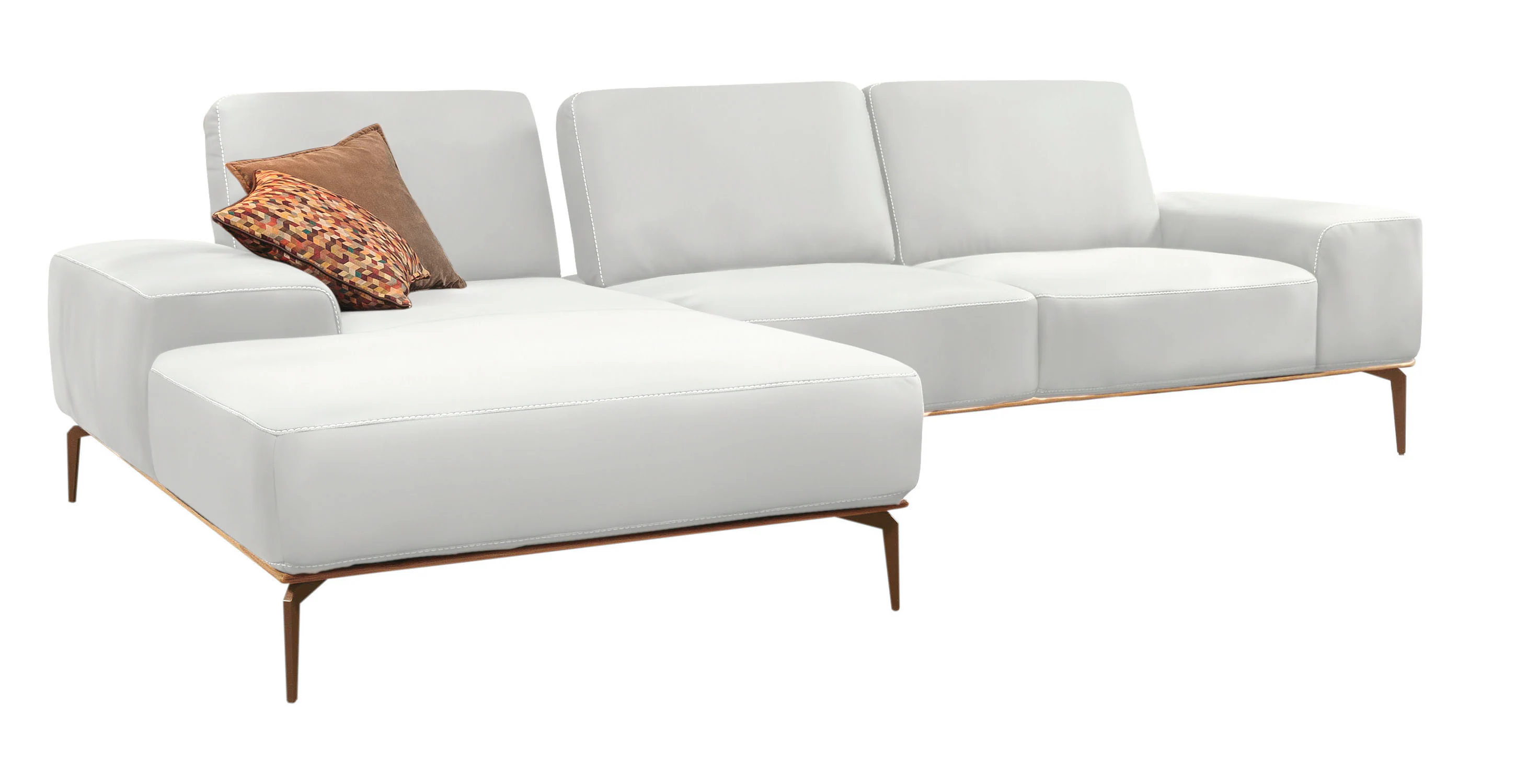 W.SCHILLIG Ecksofa "run, Designsofa mit tollem Sitzkomfort, bequem, L-Form" günstig online kaufen