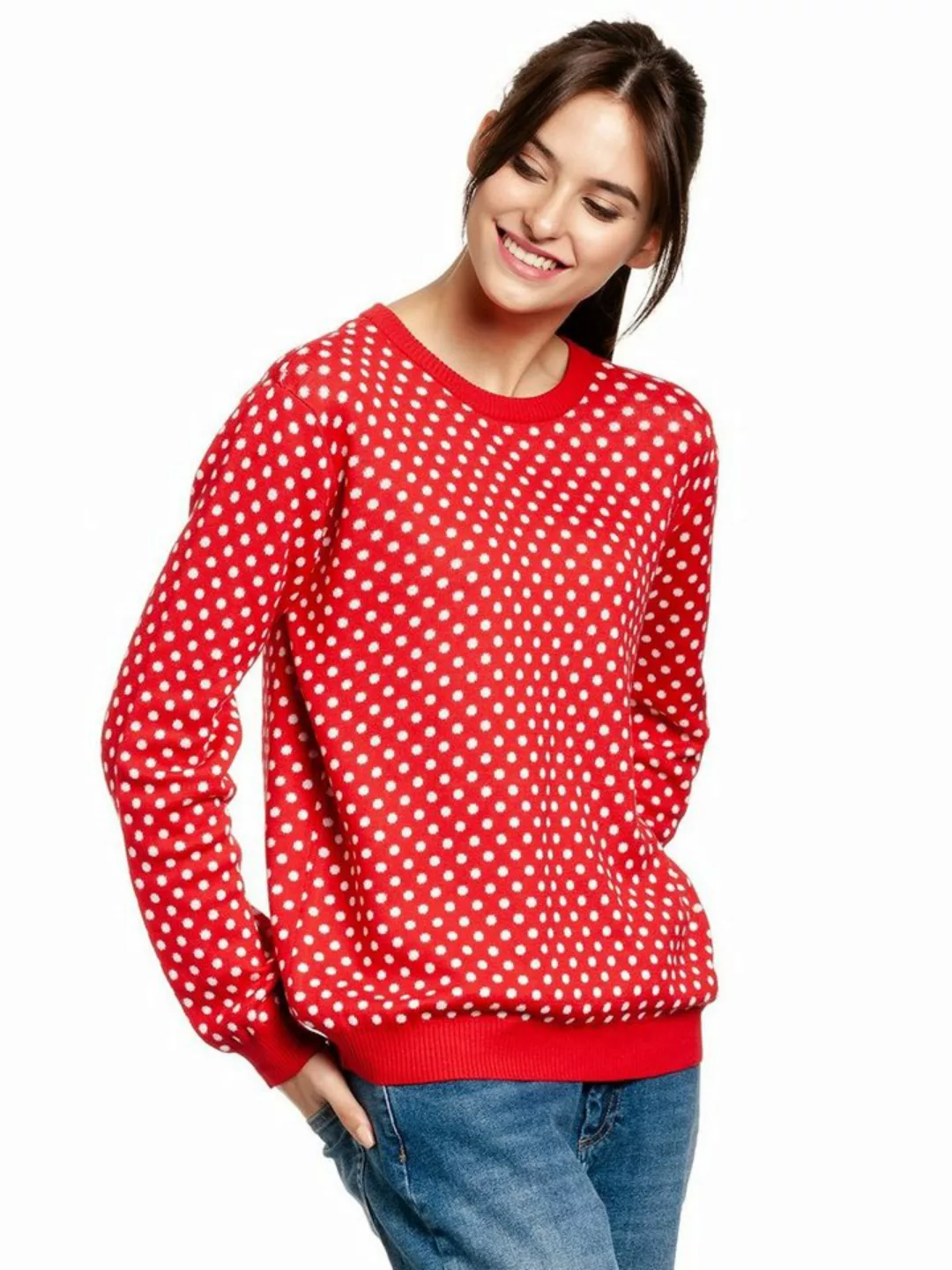 Pussy Deluxe Strickpullover Chic Dotties günstig online kaufen