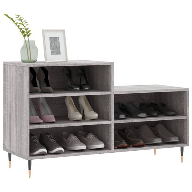 vidaXL Schuhschrank Schuhregal Grau Sonoma 102x36x60 cm Spanplatte günstig online kaufen