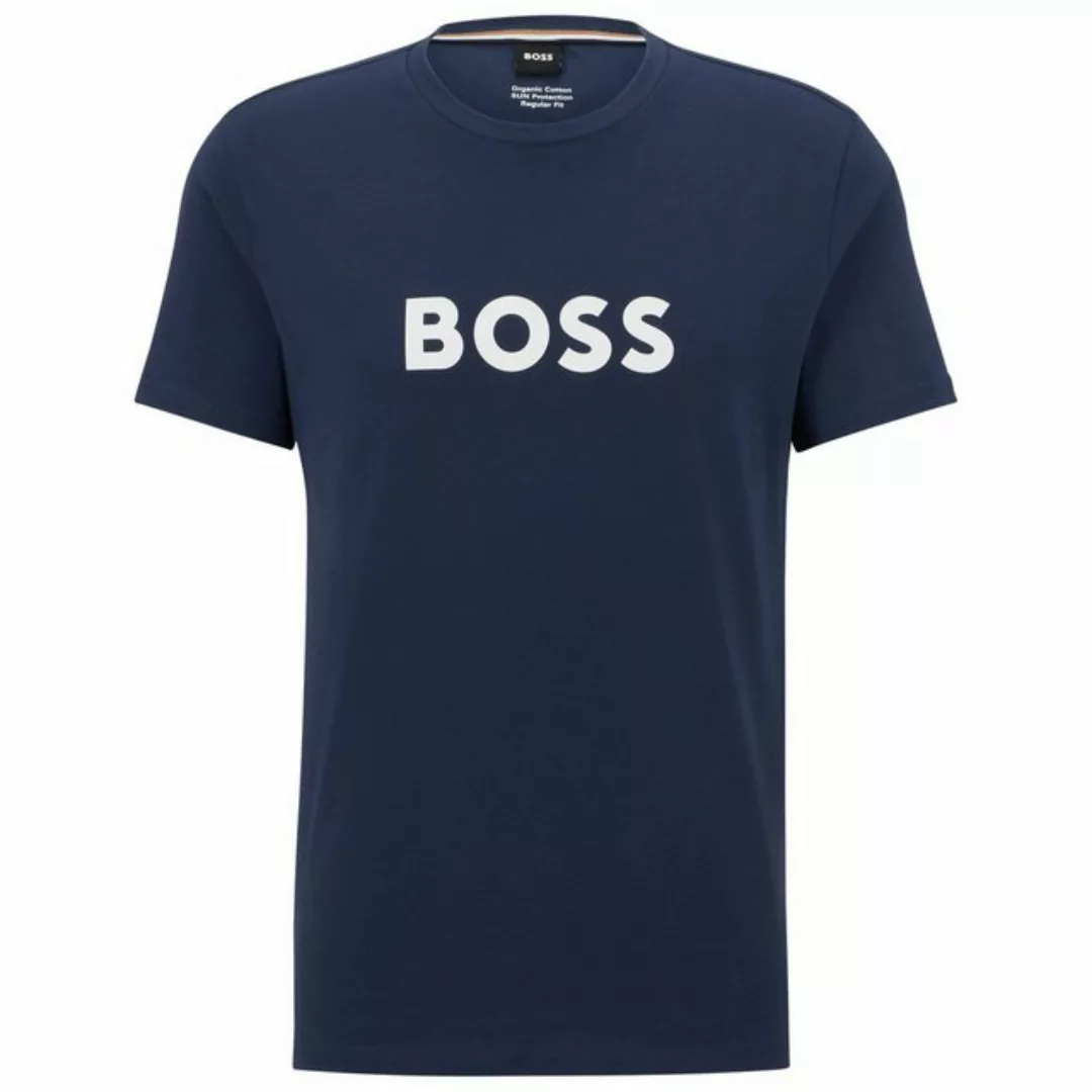 BOSS T-Shirt T-Shirt RN mit großem Markenprint auf der Brust günstig online kaufen