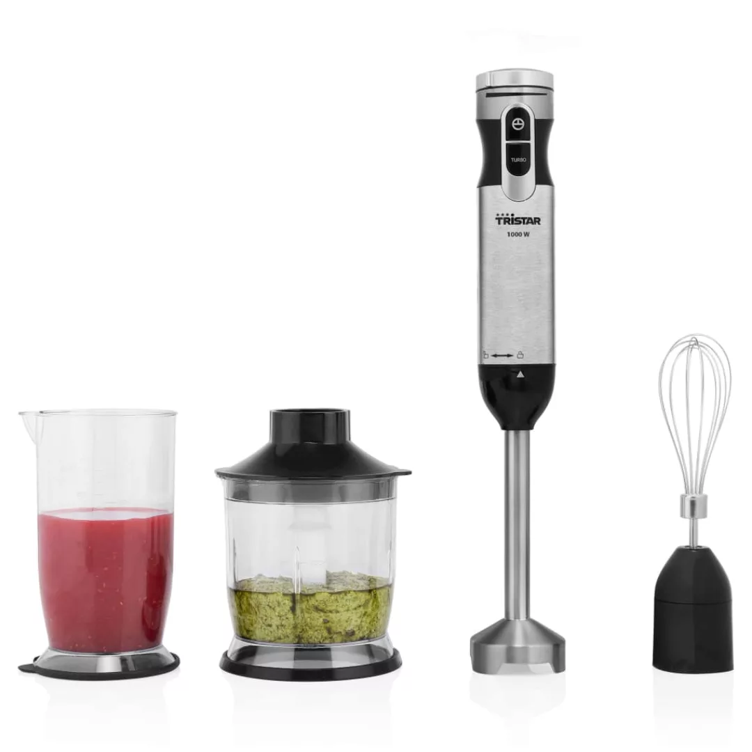 Tristar Stabmixer-set Mx-4829 1000w Silbern günstig online kaufen