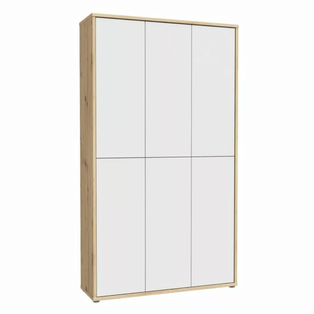 expendio Garderobenschrank Anea 2 Secret Grey / Artisan Oak Nb. 110x192x35 günstig online kaufen