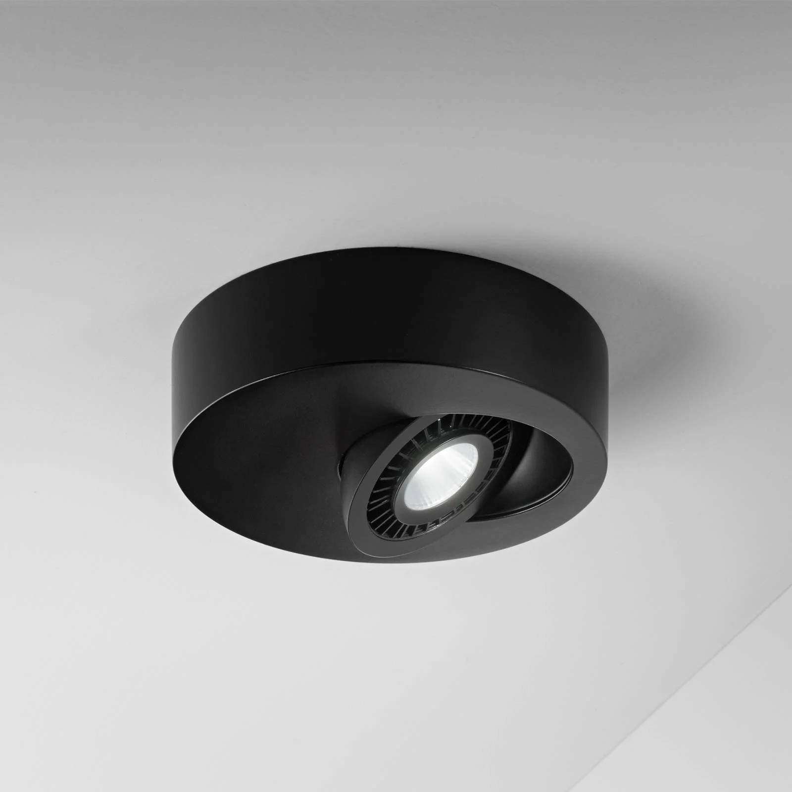 Egger Geo LED-Deckenleuchte mit LED-Spot, schwarz günstig online kaufen