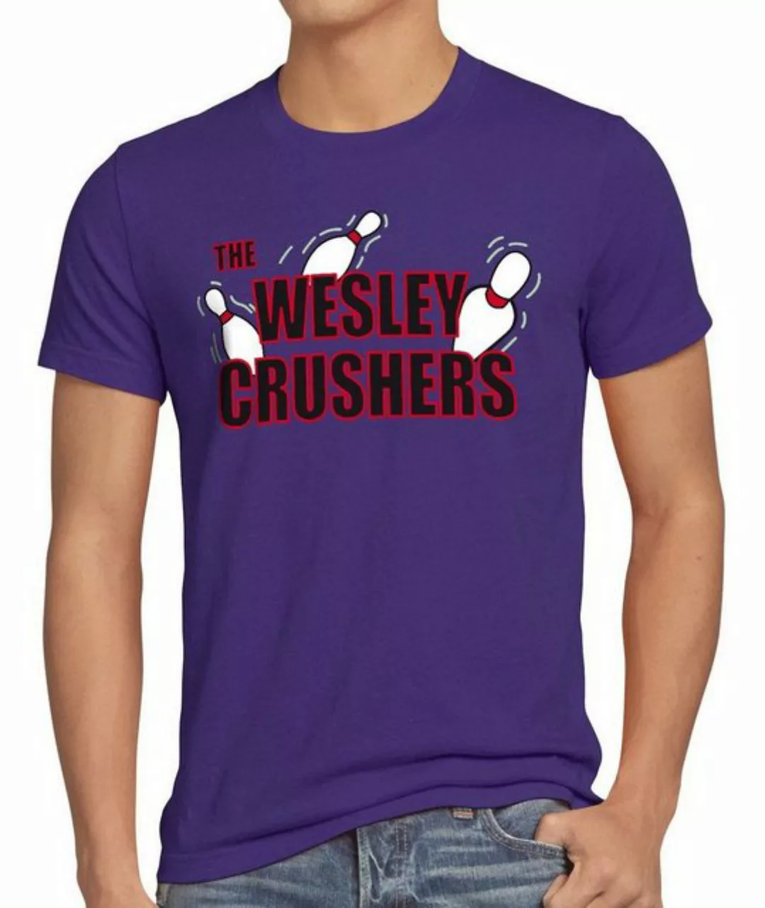 style3 Print-Shirt Herren T-Shirt Wesley Crusher Big Bang Sheldon Serie Bow günstig online kaufen