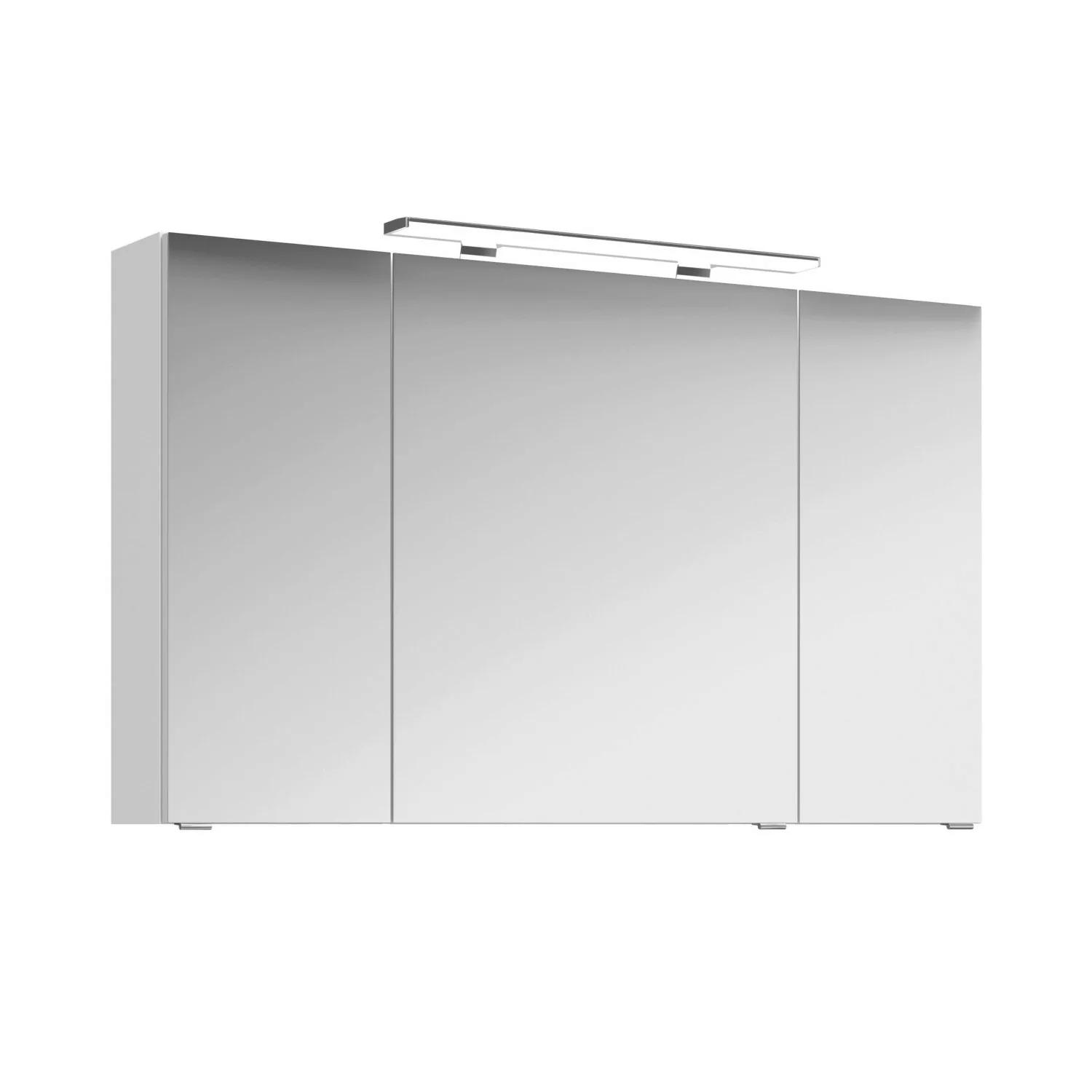 Pelipal Spiegelschrank Serie 4010 Weiß Glänzend 120 cm mit Softclose Türen günstig online kaufen