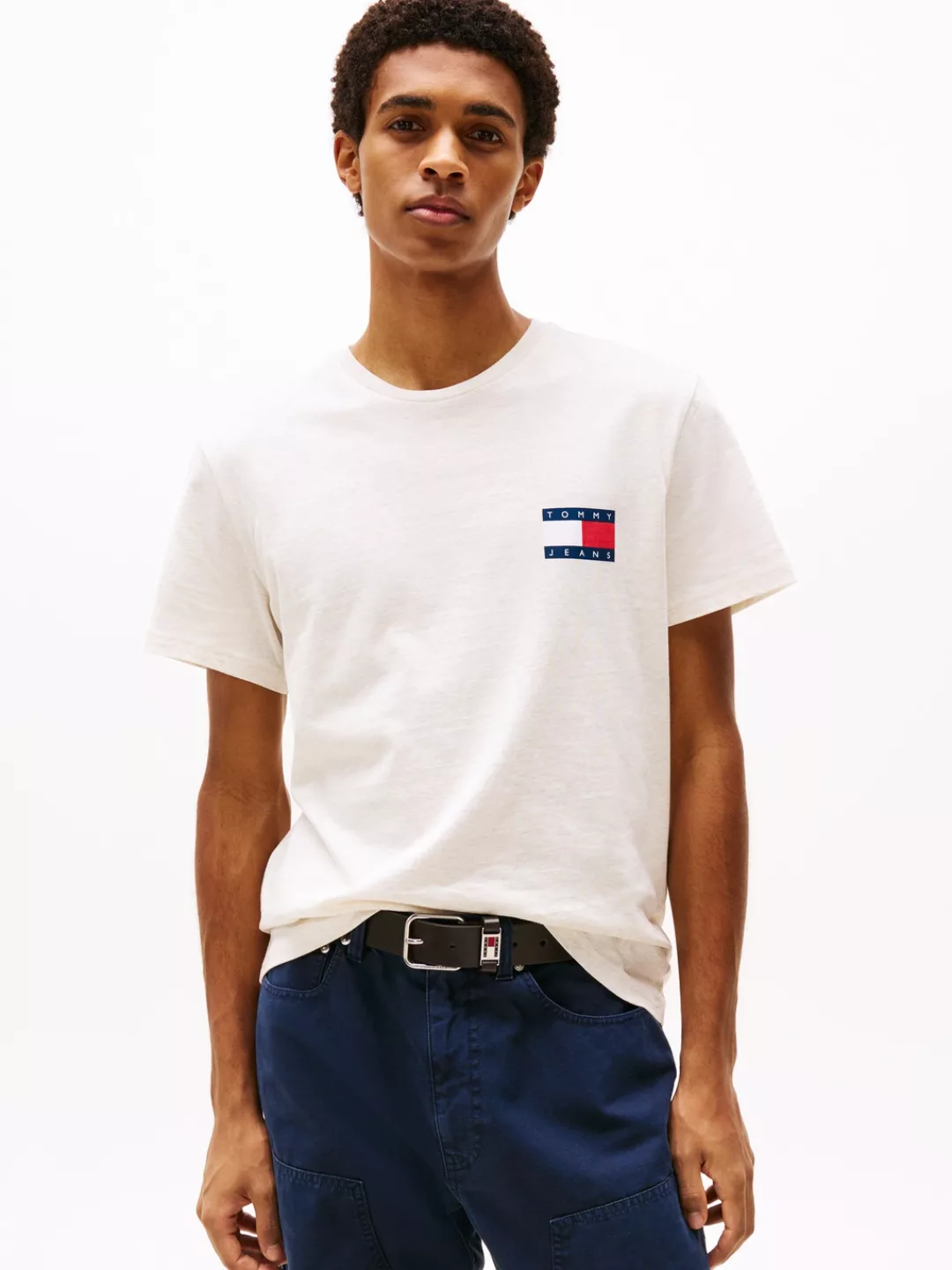 Tommy Jeans T-Shirt TJM SLIM ESSENTIAL FLAG TEE EXT günstig online kaufen