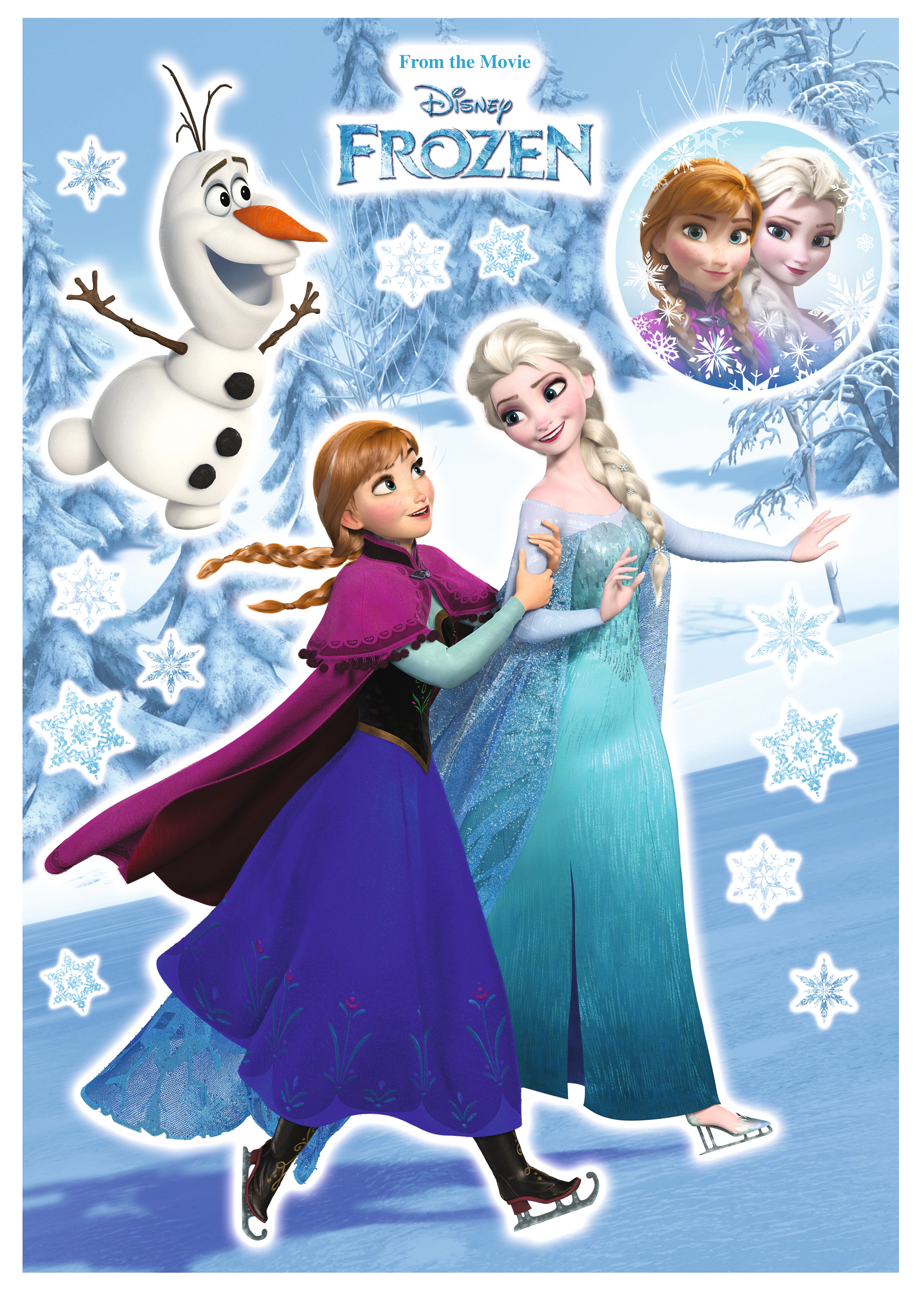 Komar Wandtattoo "Anna und Elsa - Größe 50 x 70 cm", (15 St.), selbstkleben günstig online kaufen