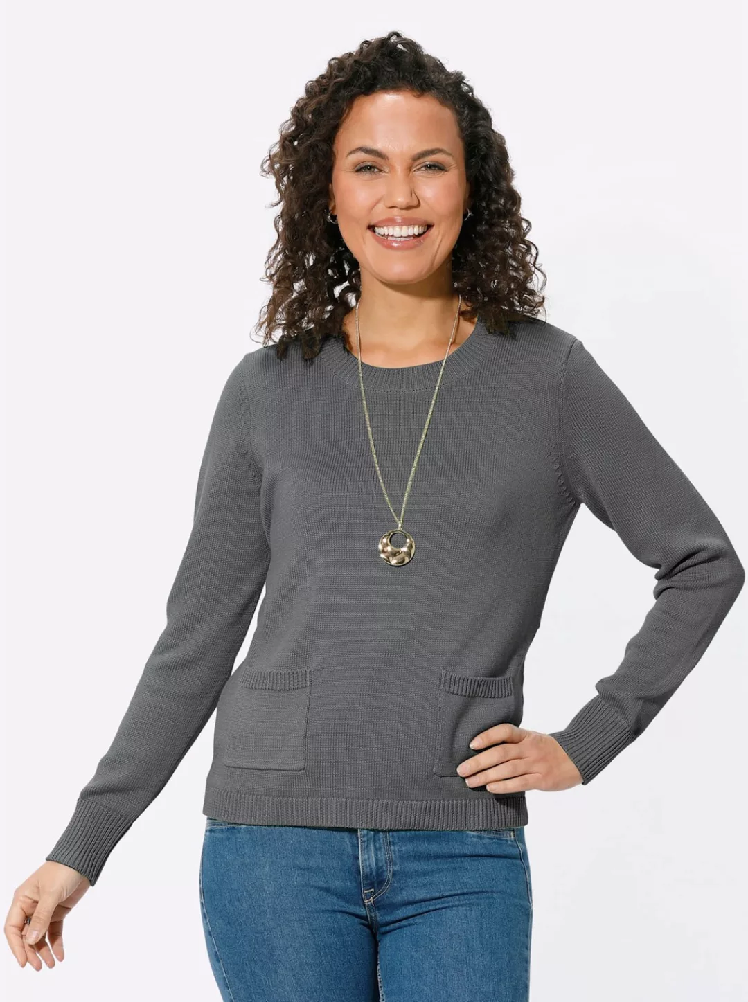 Casual Looks Rundhalspullover "Pullover" günstig online kaufen